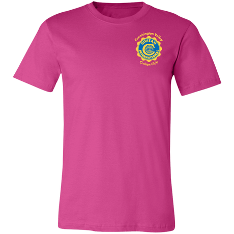 T-Shirts Berry / X-Small Civitan Front-Rear Printed BellaCanvas T-Shirt