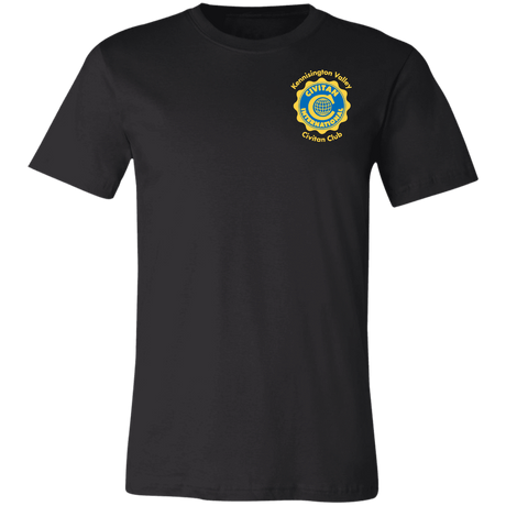 T-Shirts Black / X-Small Civitan Front-Rear Printed BellaCanvas T-Shirt