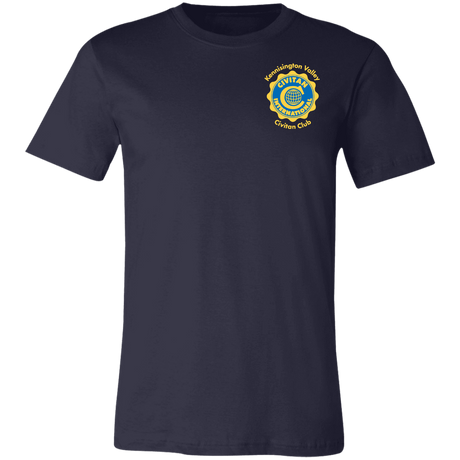T-Shirts Navy / X-Small Civitan Front-Rear Printed BellaCanvas T-Shirt