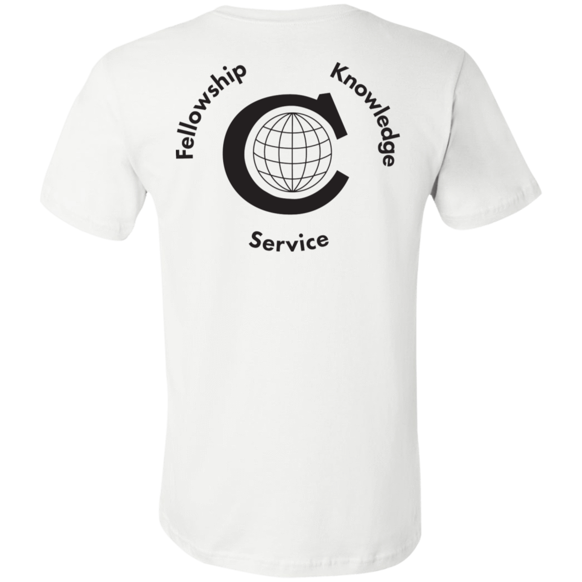 T-Shirts Civitan Front-Rear Printed BW BellaCanvas T-Shirt