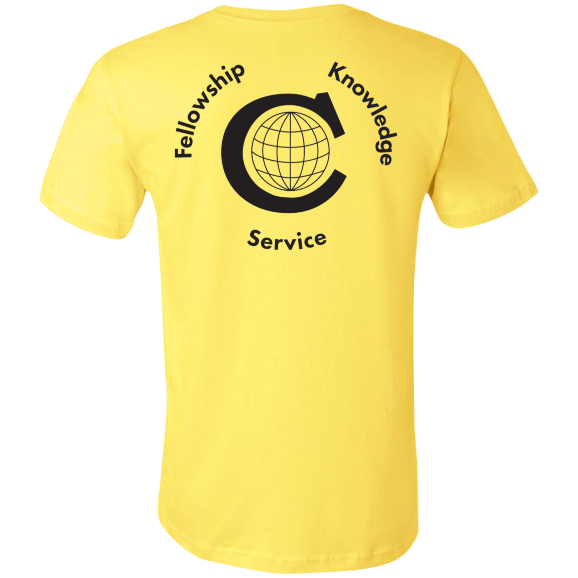 T-Shirts Civitan Front-Rear Printed BW BellaCanvas T-Shirt