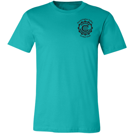 T-Shirts Teal / X-Small Civitan Front-Rear Printed BW BellaCanvas T-Shirt