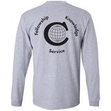 T-Shirts Civitan Front-Rear Printed BW Gildan LS T-Shirt