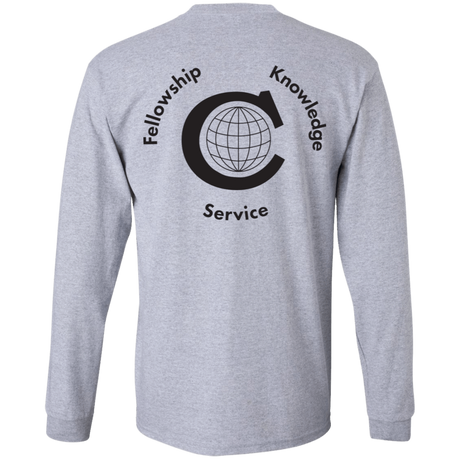 T-Shirts Civitan Front-Rear Printed BW Gildan LS T-Shirt