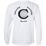 T-Shirts Civitan Front-Rear Printed BW Gildan LS T-Shirt