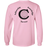 T-Shirts Civitan Front-Rear Printed BW Gildan LS T-Shirt