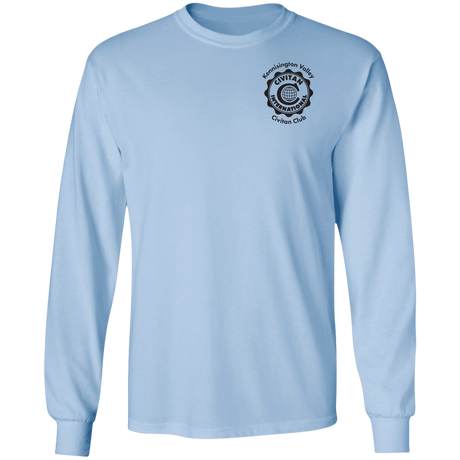 T-Shirts Light Blue / S Civitan Front-Rear Printed BW Gildan LS T-Shirt