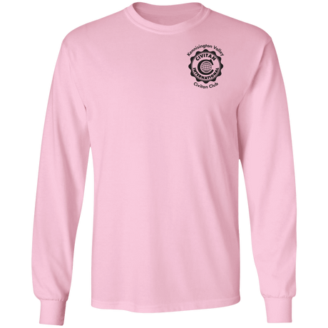 T-Shirts Light Pink / S Civitan Front-Rear Printed BW Gildan LS T-Shirt
