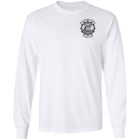 T-Shirts White / S Civitan Front-Rear Printed BW Gildan LS T-Shirt