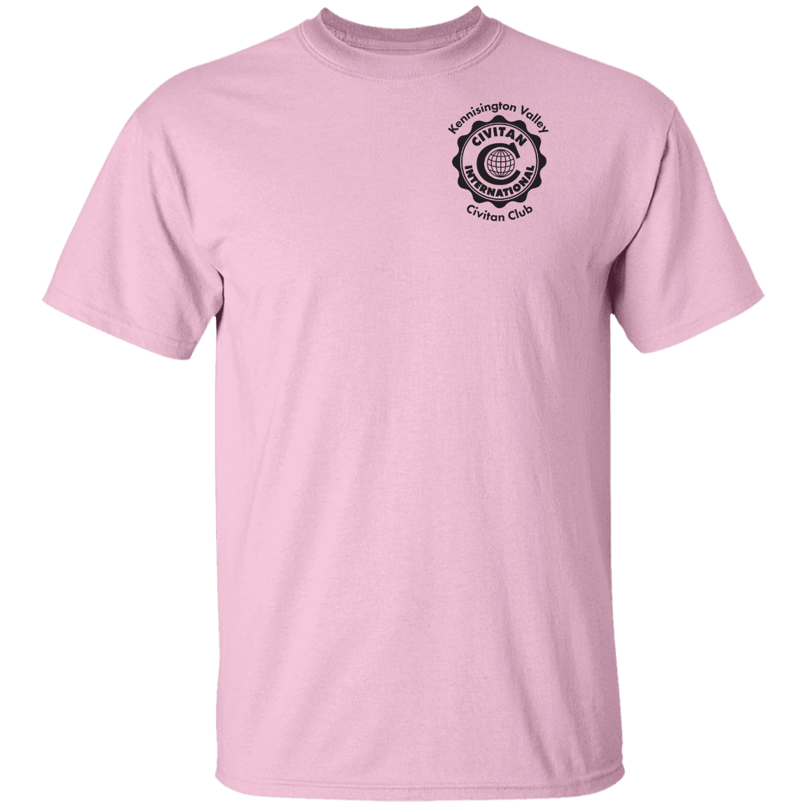 T-Shirts Light Pink / S Civitan Front-Rear Printed BW Gildan T-Shirt