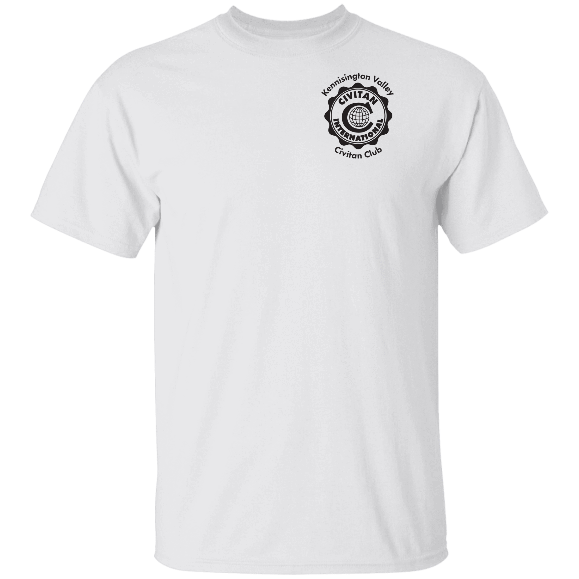 T-Shirts White / S Civitan Front-Rear Printed BW Gildan T-Shirt