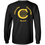 T-Shirts Civitan Front-Rear Printed Gildan LS T-Shirt