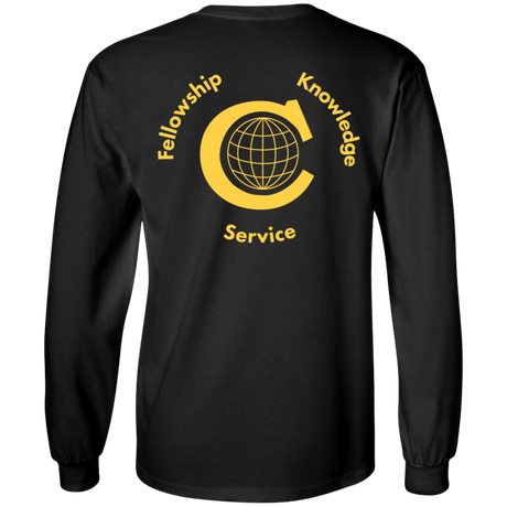 T-Shirts Civitan Front-Rear Printed Gildan LS T-Shirt