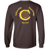 T-Shirts Civitan Front-Rear Printed Gildan LS T-Shirt
