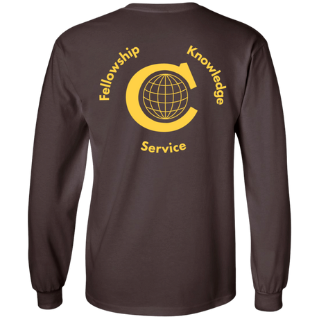 T-Shirts Civitan Front-Rear Printed Gildan LS T-Shirt