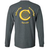 T-Shirts Civitan Front-Rear Printed Gildan LS T-Shirt