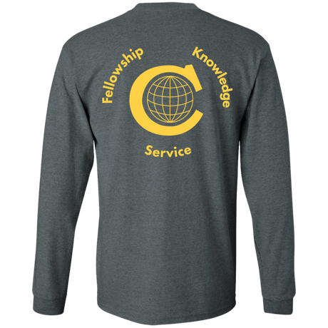 T-Shirts Civitan Front-Rear Printed Gildan LS T-Shirt