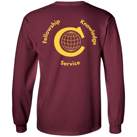 T-Shirts Civitan Front-Rear Printed Gildan LS T-Shirt
