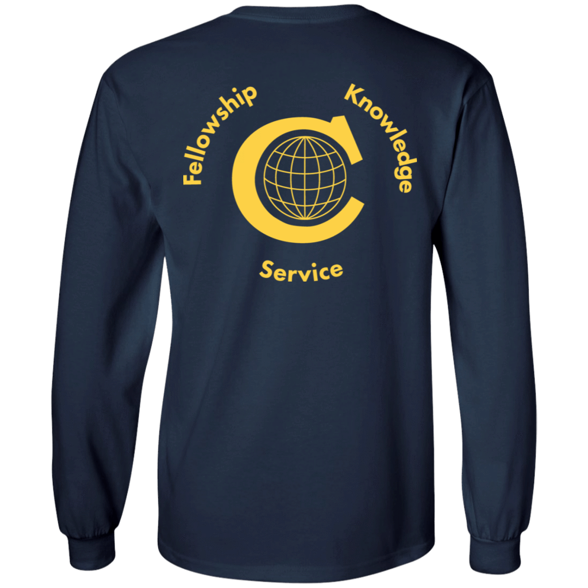 T-Shirts Civitan Front-Rear Printed Gildan LS T-Shirt