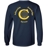 T-Shirts Civitan Front-Rear Printed Gildan LS T-Shirt