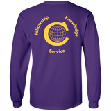 T-Shirts Civitan Front-Rear Printed Gildan LS T-Shirt