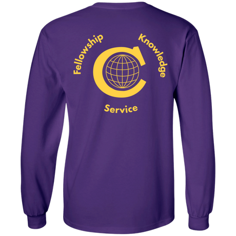 T-Shirts Civitan Front-Rear Printed Gildan LS T-Shirt