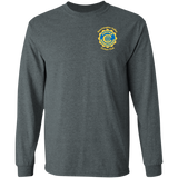 T-Shirts Dark Heather / S Civitan Front-Rear Printed Gildan LS T-Shirt