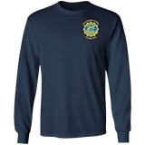 T-Shirts Navy / S Civitan Front-Rear Printed Gildan LS T-Shirt