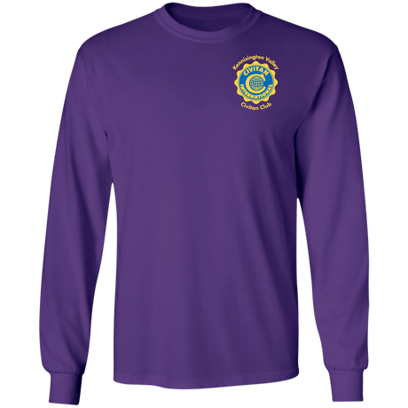 T-Shirts Purple / S Civitan Front-Rear Printed Gildan LS T-Shirt