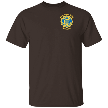 T-Shirts Dark Chocolate / S Civitan Front-Rear Printed Gildan T-Shirt