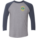 T-Shirts Premium Heather/Vintage Navy / X-Small Civitan Front-Rear Printed Next Level Baseball T-Shirt