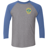 T-Shirts Premium Heather/Vintage Royal / X-Small Civitan Front-Rear Printed Next Level Baseball T-Shirt