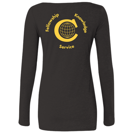 T-Shirts Civitan Front-Rear Printed Next Level Ladies Scoop