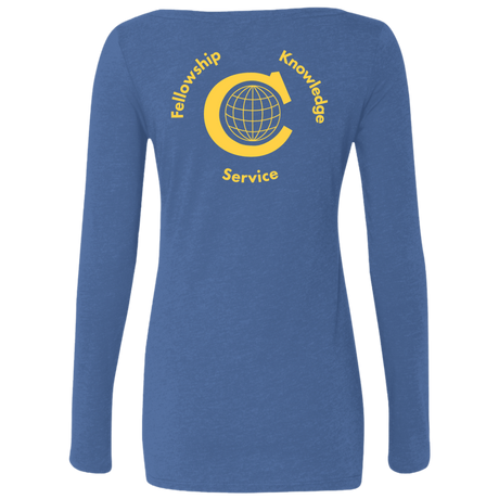 T-Shirts Civitan Front-Rear Printed Next Level Ladies Scoop