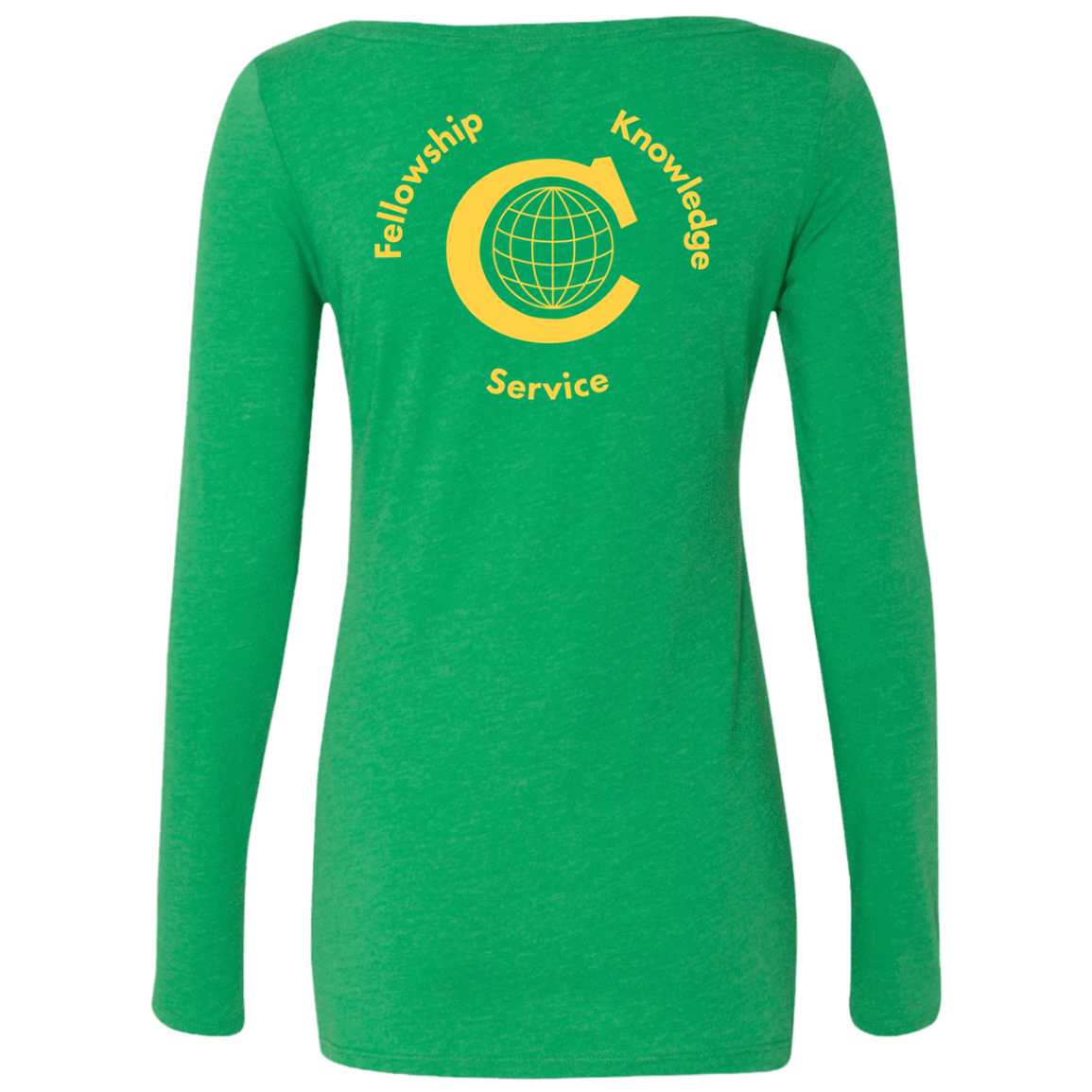 T-Shirts Civitan Front-Rear Printed Next Level Ladies Scoop