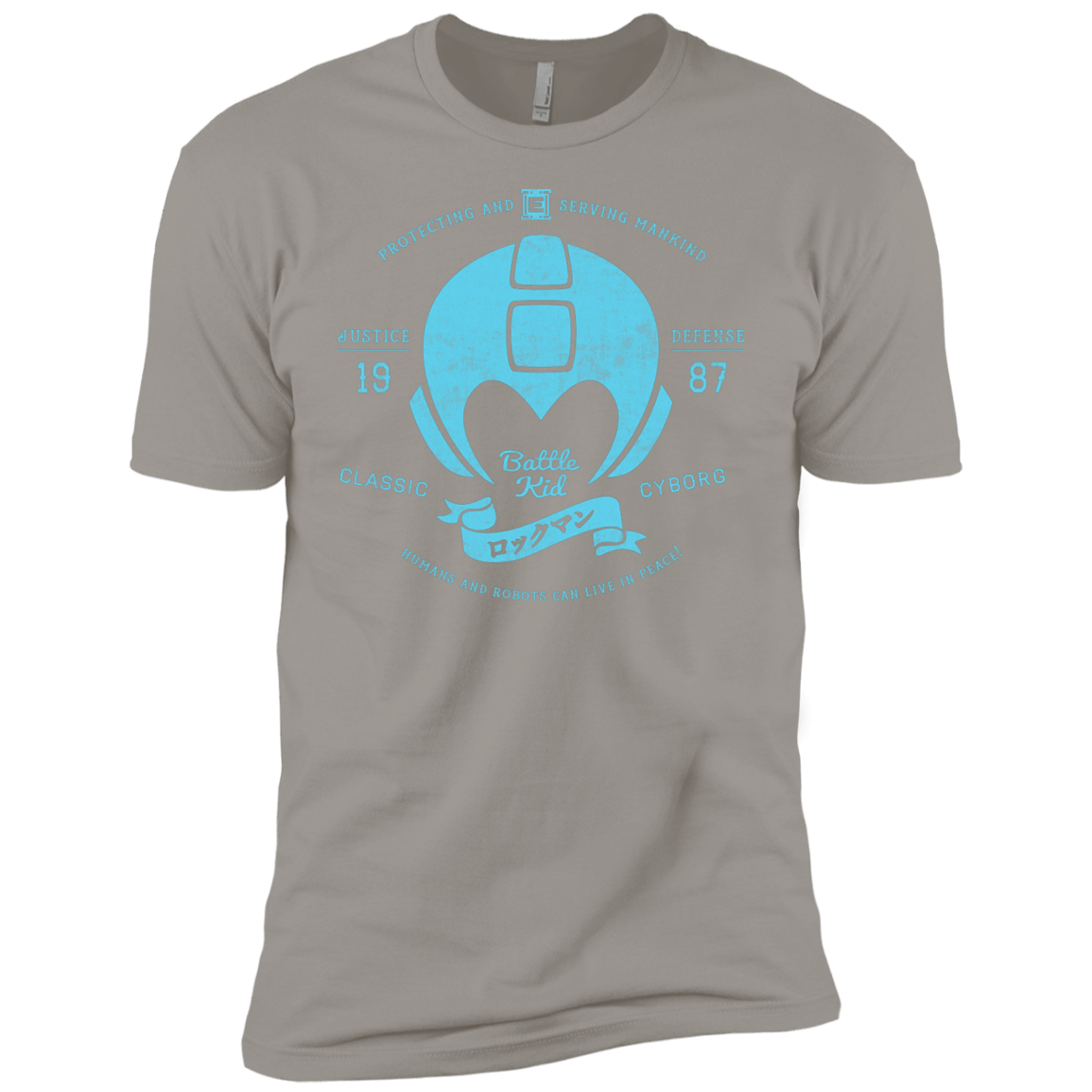 T-Shirts Light Grey / YXS Classic Cyborg 600 Boys Premium T-Shirt