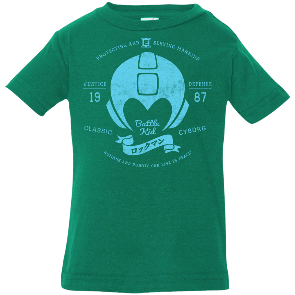 T-Shirts Kelly / 6 Months Classic Cyborg 600 Infant Premium T-Shirt