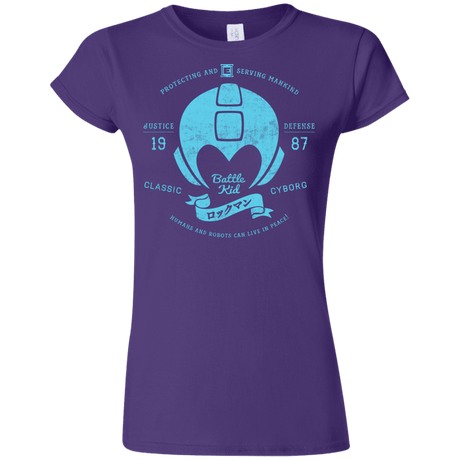 T-Shirts Purple / S Classic Cyborg 600 Junior Slimmer-Fit T-Shirt