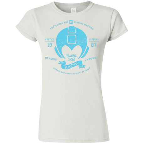 T-Shirts White / S Classic Cyborg 600 Junior Slimmer-Fit T-Shirt