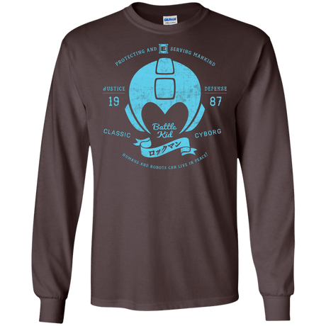 T-Shirts Dark Chocolate / S Classic Cyborg 600 Men's Long Sleeve T-Shirt