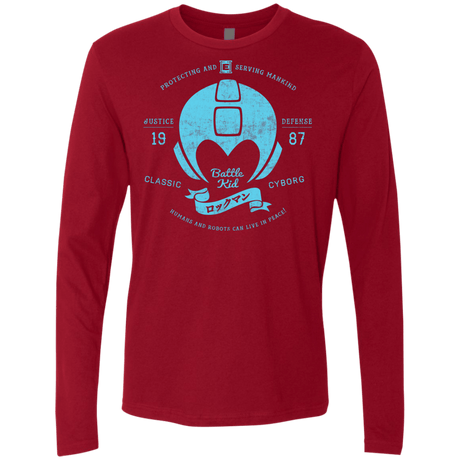 T-Shirts Cardinal / S Classic Cyborg 600 Men's Premium Long Sleeve