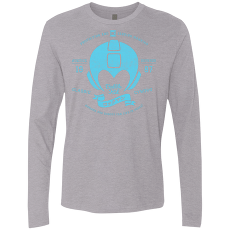 T-Shirts Heather Grey / S Classic Cyborg 600 Men's Premium Long Sleeve