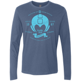 T-Shirts Indigo / S Classic Cyborg 600 Men's Premium Long Sleeve