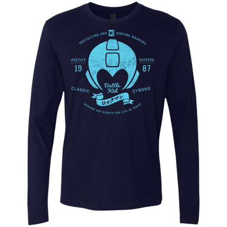 T-Shirts Midnight Navy / S Classic Cyborg 600 Men's Premium Long Sleeve