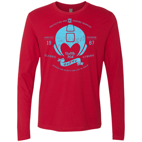T-Shirts Red / S Classic Cyborg 600 Men's Premium Long Sleeve