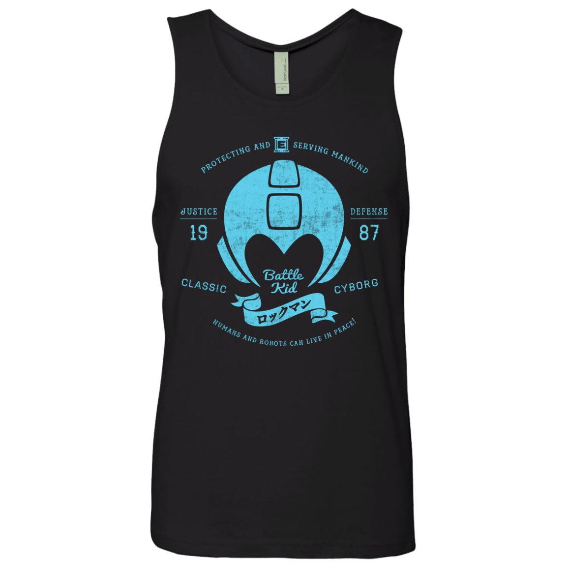 T-Shirts Black / S Classic Cyborg 600 Men's Premium Tank Top