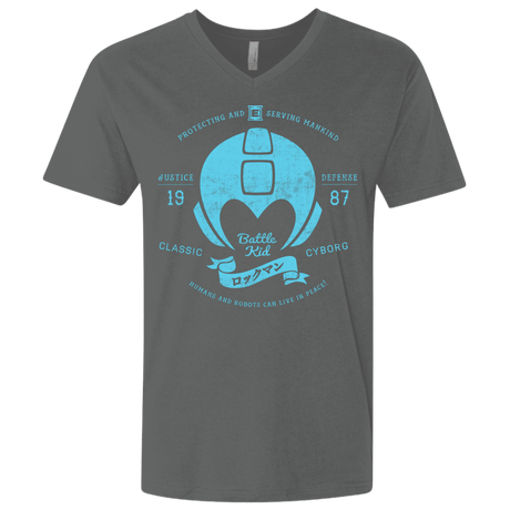T-Shirts Heavy Metal / X-Small Classic Cyborg 600 Men's Premium V-Neck