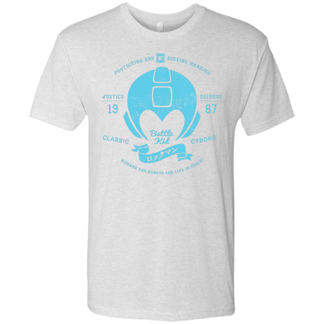 T-Shirts Heather White / S Classic Cyborg 600 Men's Triblend T-Shirt