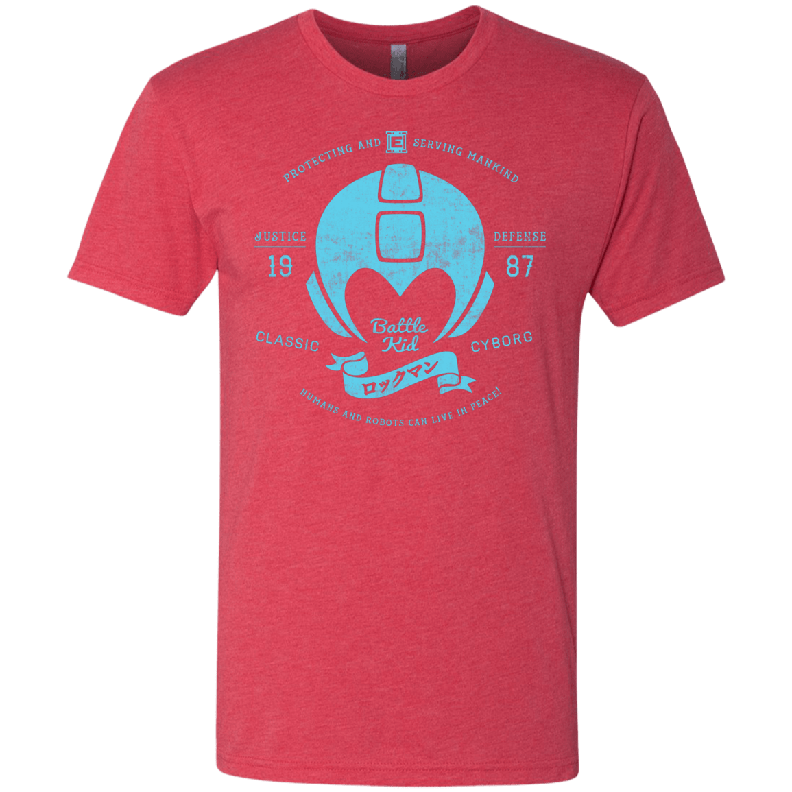 T-Shirts Vintage Red / S Classic Cyborg 600 Men's Triblend T-Shirt