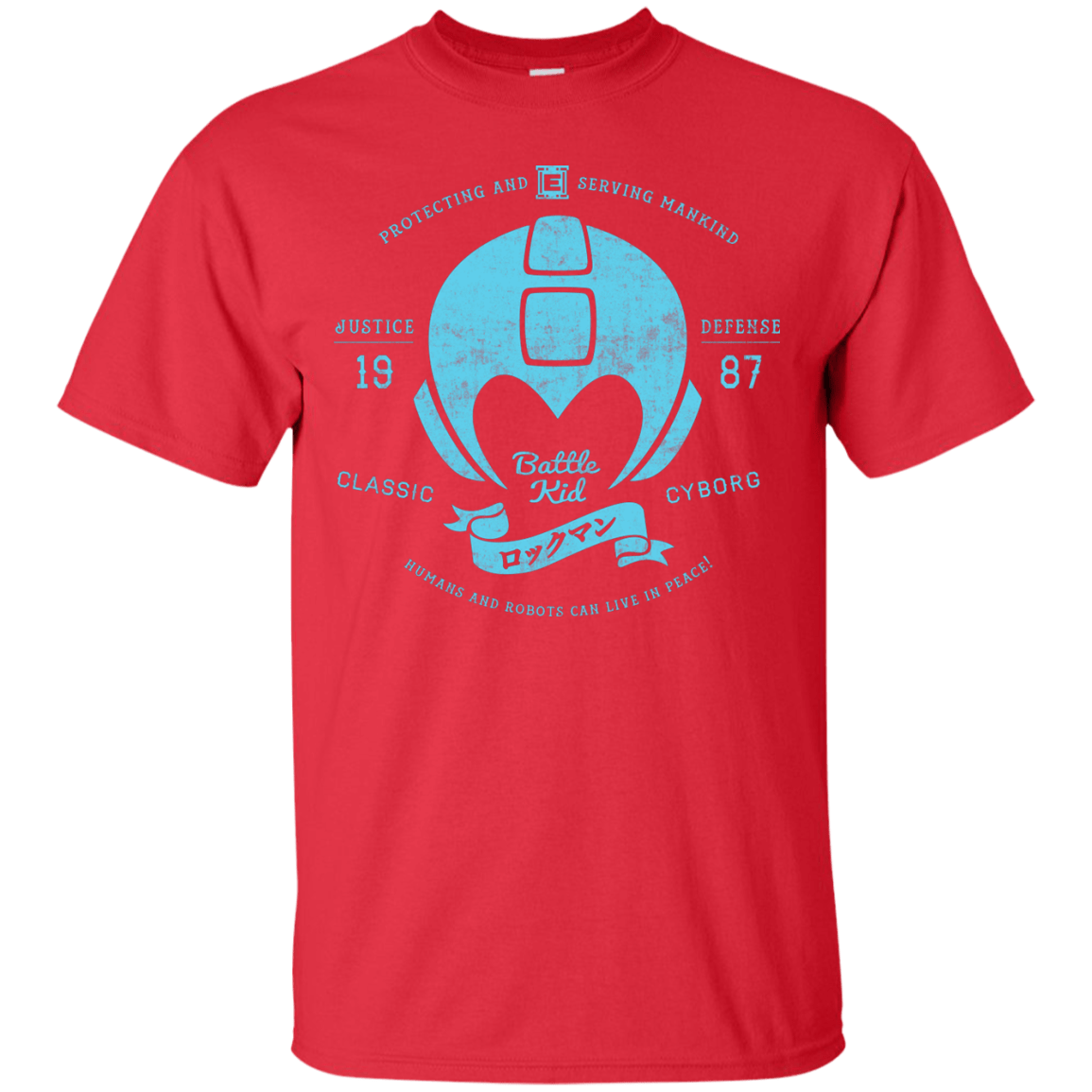 T-Shirts Red / S Classic Cyborg 600 T-Shirt